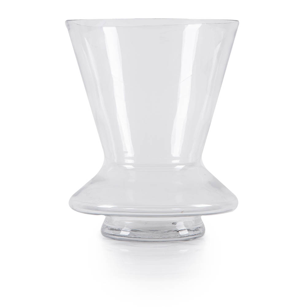 Vase-Glass-Clear-20.5X16.5cm
