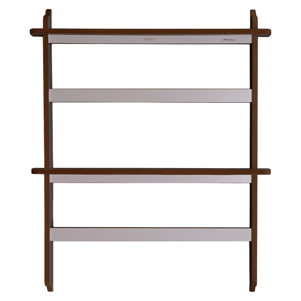 WOODEN WALL SHELF - DOUBLE RACKS
-54x5x65CM