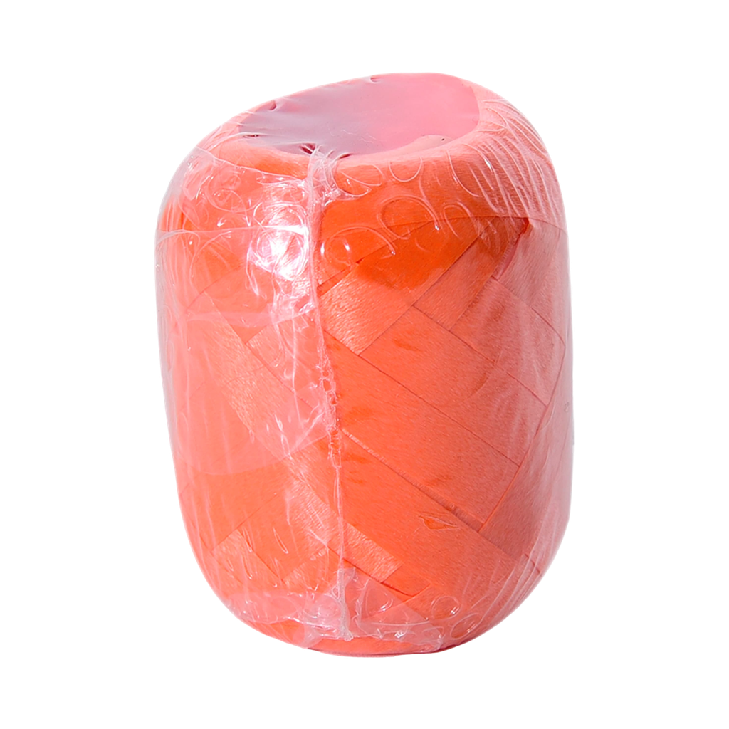 GIFT WRAPPING RIBBONS PACK OF 10 ORANGE &amp; PINK COBS 10M