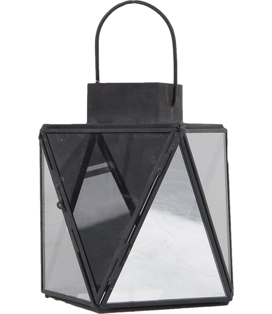 Lantern Matt Black-15x15x16.5cm